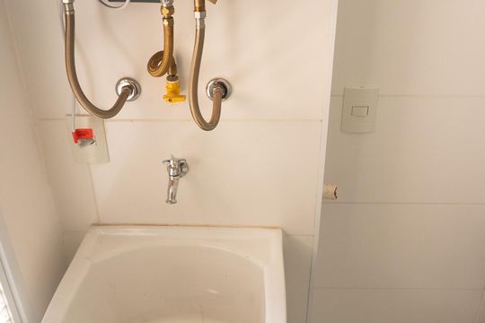 Área de Serviço de apartamento para alugar com 2 quartos, 57m² em Santa Terezinha, Paulínia