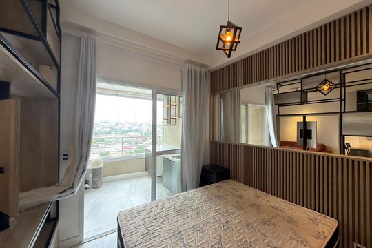 Quarto  de apartamento para alugar com 1 quarto, 37m² em Jardim do Mar, São Bernardo do Campo