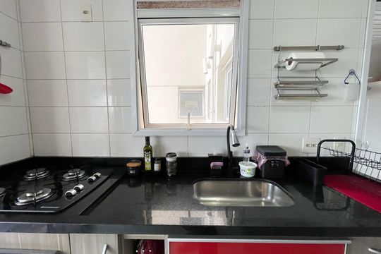 Cozinha de apartamento à venda com 2 quartos, 109m² em Jardim Arpoador, São Paulo