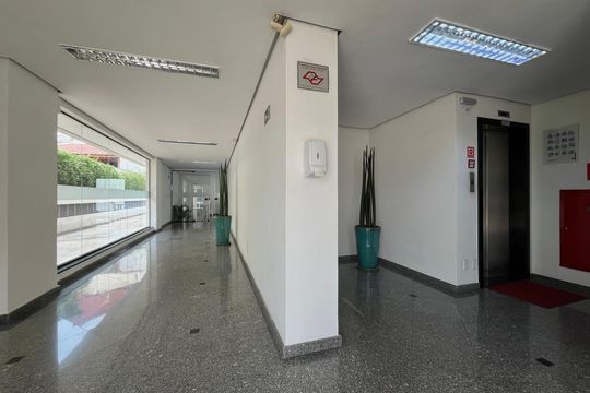 Hall social de apartamento para alugar com 1 quarto, 39m² em Campo Belo, São Paulo