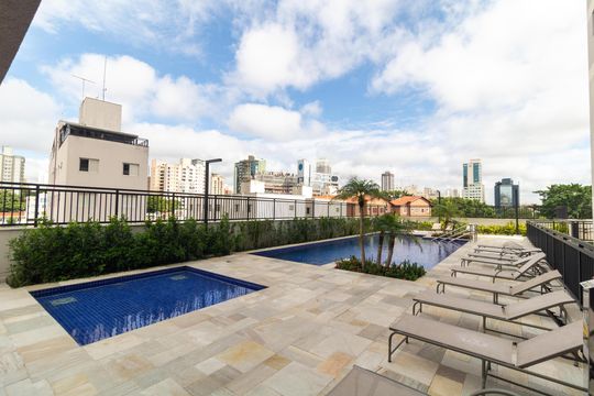 Área comum - Piscina de apartamento para alugar com 3 quartos, 105m² em Nova Campinas, Campinas