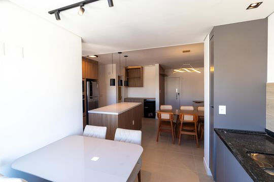 Salas de apartamento para alugar com 3 quartos, 105m² em Nova Campinas, Campinas