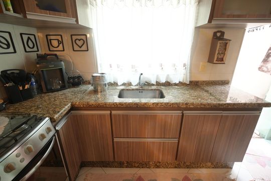 Cozinha de apartamento para alugar com 3 quartos, 60m² em Utinga, Santo André