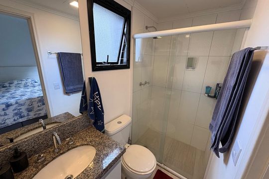 Banheiro 2 de apartamento à venda com 2 quartos, 59m² em Vila Suzana, São Paulo