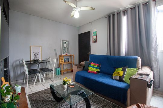 Sala de apartamento à venda com 2 quartos, 43m² em Estácio, Rio de Janeiro