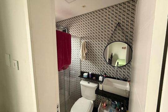 Banheiro 1 de casa para alugar com 2 quartos, 108m² em Vila Marieta, São Paulo