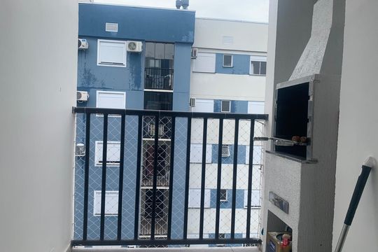 Varanda da Sala de apartamento à venda com 2 quartos, 56m² em Operário, Novo Hamburgo