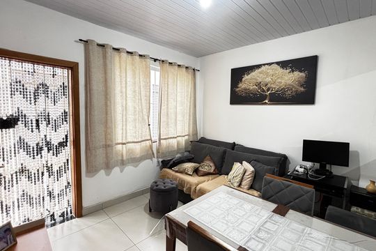 Sala de casa à venda com 2 quartos, 58m² em Centro, Santo André