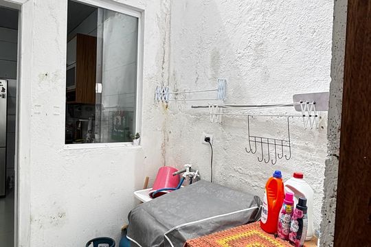 Área de Serviço de casa à venda com 2 quartos, 58m² em Centro, Santo André