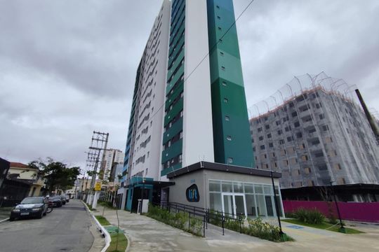 Fachada de apartamento à venda com 2 quartos, 34m² em Jardim Caravelas, São Paulo