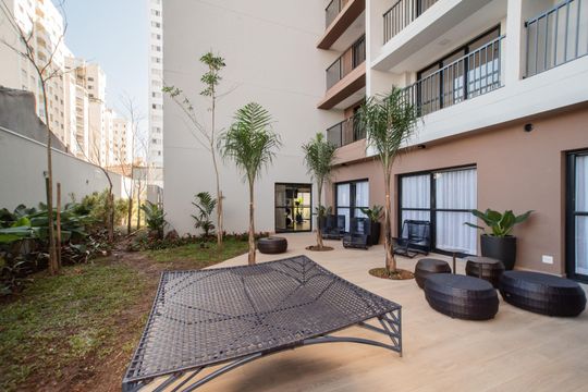 Área comum de apartamento para alugar com 1 quarto, 30m² em Vila Clementino, São Paulo