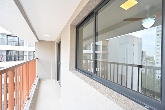 Varanda de apartamento para alugar com 1 quarto, 30m² em Vila Clementino, São Paulo