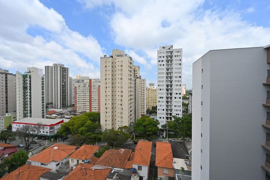 Vista da Varanda de apartamento para alugar com 1 quarto, 30m² em Vila Clementino, São Paulo