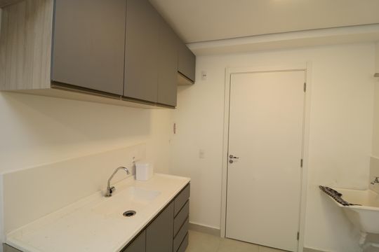 Cozinha de apartamento para alugar com 2 quartos, 35m² em Vila Ivone, São Paulo