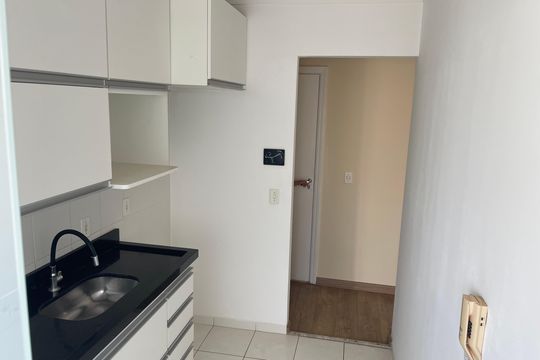 Cozinha de apartamento para alugar com 2 quartos, 57m² em Vila Progresso, Campinas