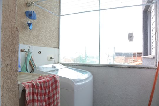 Área de Serviço de casa de condomínio à venda com 2 quartos, 42m² em Jardim Lideranca, São Paulo