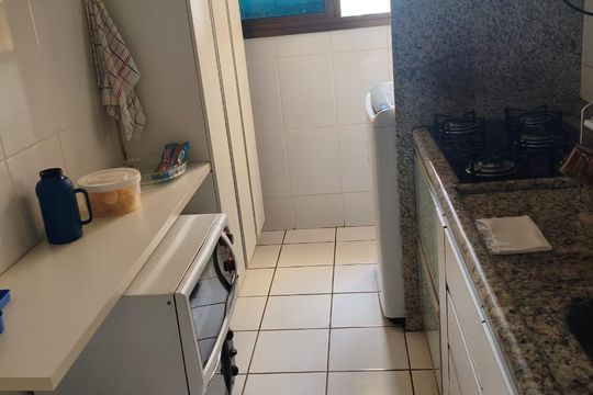 Cozinha de apartamento à venda com 2 quartos, 60m² em Vila Brasilia, Goiânia