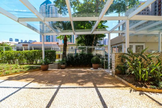 Fachada de apartamento à venda com 3 quartos, 123m² em Brooklin, São Paulo
