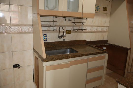 Cozinha de apartamento para alugar com 2 quartos, 47m² em Vila Industrial, São Paulo