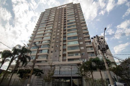 Fachada de apartamento à venda com 3 quartos, 81m² em Jardim Caravelas, São Paulo