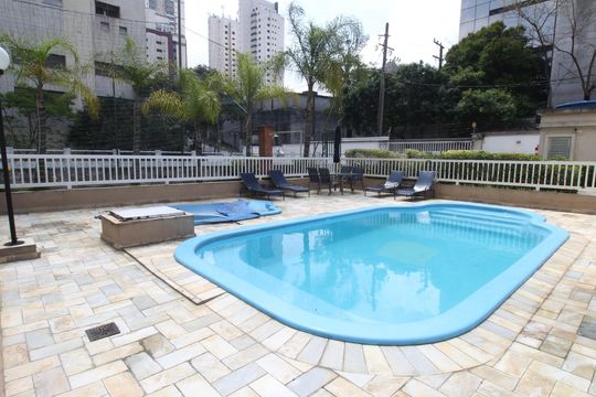 Área comum - Piscina de apartamento à venda com 2 quartos, 45m² em Fazenda Morumbi, São Paulo