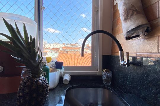 Cozinha - Área de Serviço de apartamento para alugar com 2 quartos, 44m² em Santa Maria, Osasco