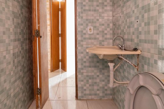 Banheiro  de apartamento para alugar com 2 quartos, 55m² em Vila Cruzeiro, São Paulo
