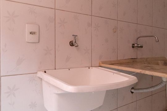 Cozinha e Área de Serviço de apartamento para alugar com 2 quartos, 55m² em Vila Cruzeiro, São Paulo
