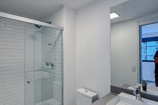 Banheiro da Suíte 3 de apartamento para alugar com 3 quartos, 122m² em Tatuapé, São Paulo