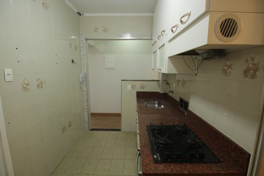 Cozinha e Área de Serviço de apartamento para alugar com 2 quartos, 89m² em José Menino, Santos