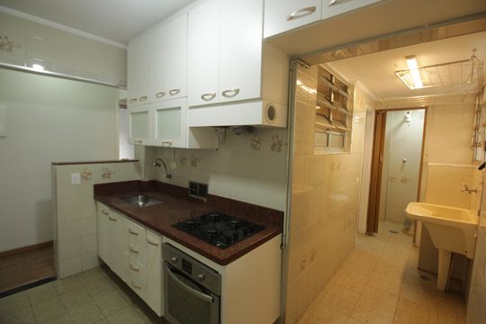 Cozinha e Área de Serviço de apartamento para alugar com 2 quartos, 89m² em José Menino, Santos