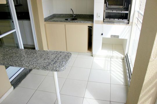 Varanda Gourmet  de apartamento para alugar com 3 quartos, 150m² em Vila Augusta, Guarulhos