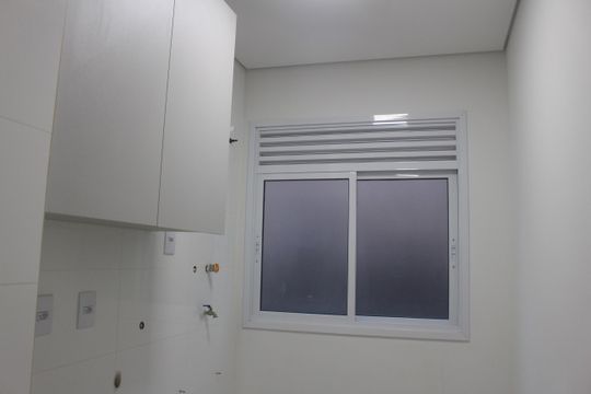 Área de Serviço de apartamento para alugar com 1 quarto, 47m² em Nova Gerti, São Caetano do Sul