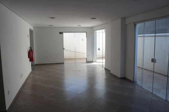 Área comum - Salão de festas de apartamento para alugar com 1 quarto, 47m² em Nova Gerti, São Caetano do Sul