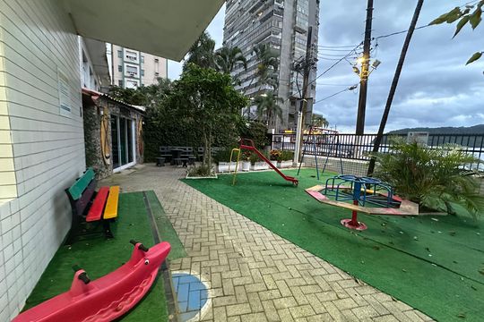 Área comum - Playground de apartamento para alugar com 1 quarto, 22m² em Itararé, São Vicente