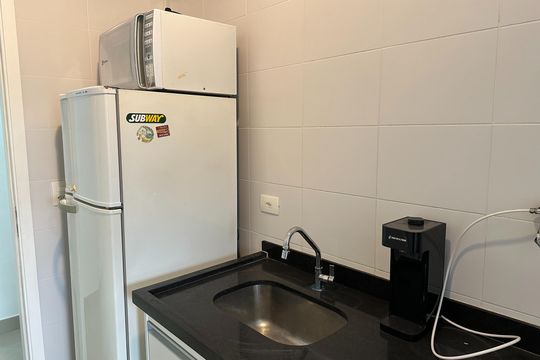 Cozinha de apartamento para alugar com 2 quartos, 52m² em Jardim Oswaldo Cruz, São José dos Campos