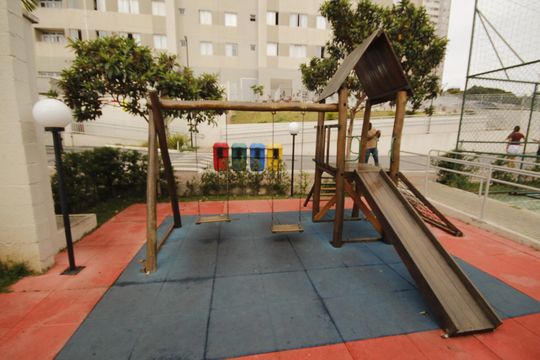 Área comum - Playground de apartamento à venda com 2 quartos, 54m² em Jardim Riacho das Pedras, Contagem