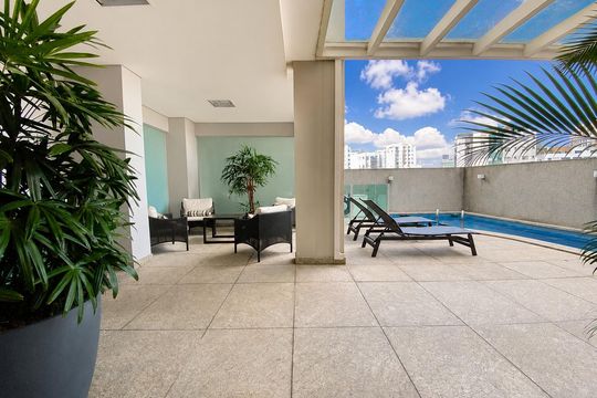 Área comum - Piscina de apartamento à venda com 3 quartos, 193m² em Palmares, Belo Horizonte