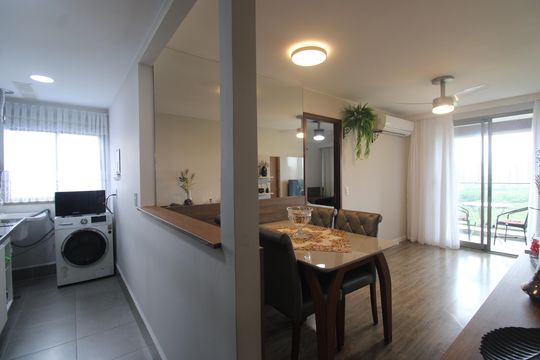 Sala de apartamento à venda com 2 quartos, 67m² em Barra Olímpica, Rio de Janeiro