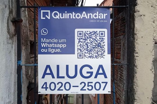 Placa HVTG-1923 de casa para alugar com 1 quarto, 50m² em Taboão, Diadema