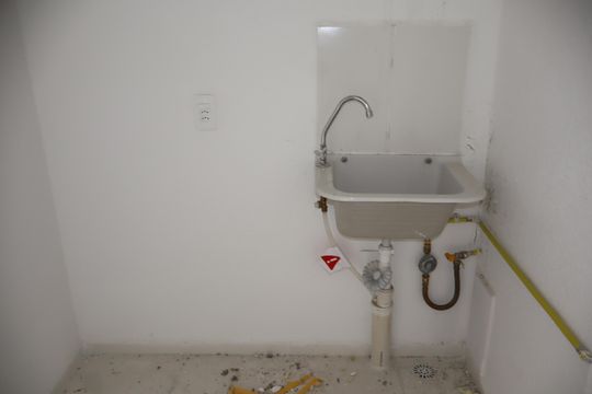 Área de serviço de apartamento à venda com 2 quartos, 40m² em Fazenda da Juta, São Paulo