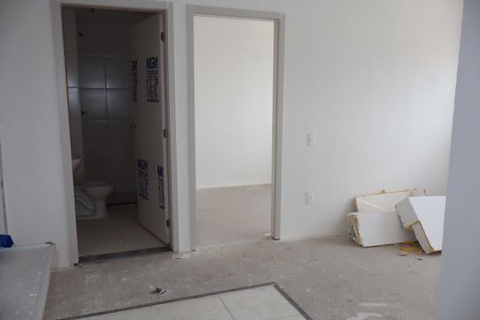 Cozinha e Área de Serviço de apartamento à venda com 2 quartos, 40m² em Fazenda da Juta, São Paulo