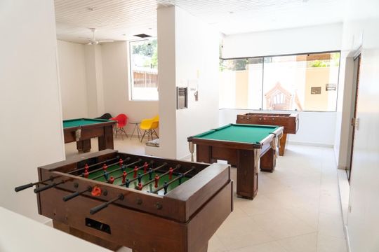 Área comum de apartamento para alugar com 3 quartos, 169m² em Vila Alzira, Guarujá