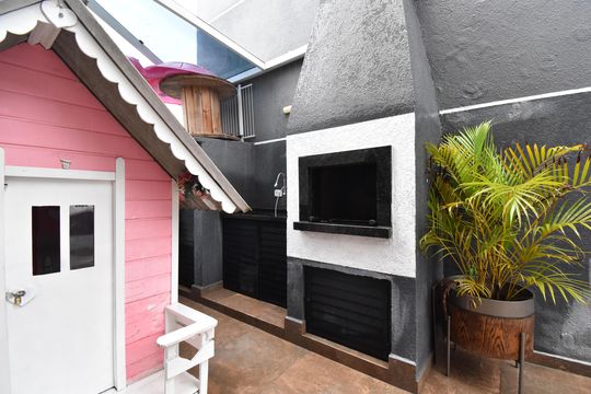 Churrasqueira de casa de condomínio à venda com 3 quartos, 89m² em Xaxim, Curitiba