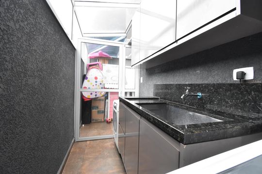Área de Serviço de casa de condomínio à venda com 3 quartos, 89m² em Xaxim, Curitiba