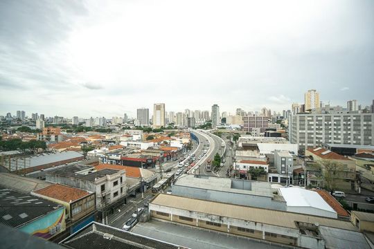 Vista do quarto  de kitnet/studio para alugar com 1 quarto, 27m² em Tatuapé, São Paulo