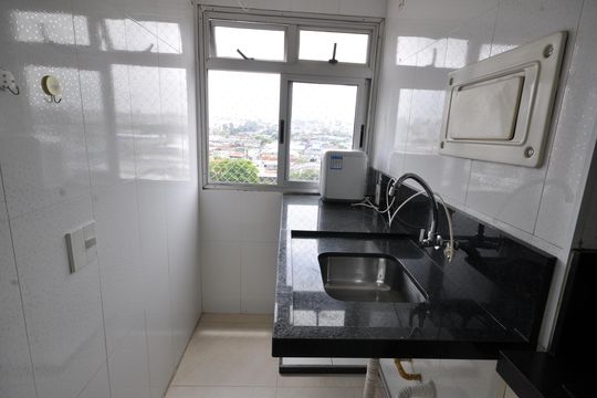 Área de Serviço de apartamento para alugar com 2 quartos, 46m² em Vila Guilherme, São Paulo