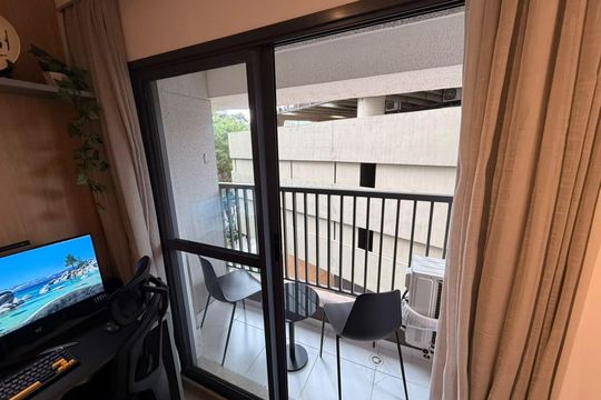 Sala de apartamento à venda com 1 quarto, 28m² em Pinheiros, São Paulo