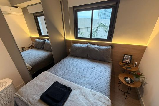 Quarto de apartamento à venda com 1 quarto, 28m² em Pinheiros, São Paulo
