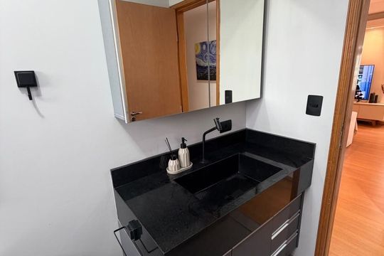 Banheiro de apartamento à venda com 2 quartos, 82m² em Água Fria, São Paulo